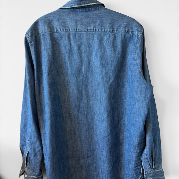 Frank & Elieen Denim Button Down The Elieen Sz Large - Picture 4 of 6